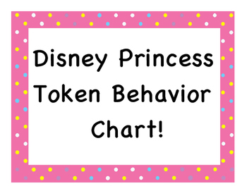Princess Behavior Chart
