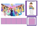 Disney Princess Token Board with Rules