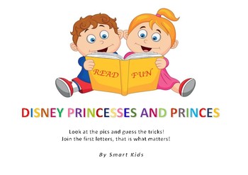 Preview of Disney Princesses and Princes