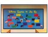 Disney Quotes Bulletin Board- printable template