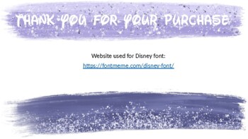 Preview of Disney Scene Labels