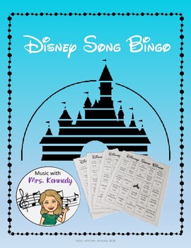 Preview of Disney Song Bingo