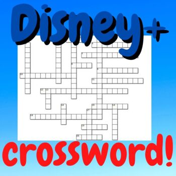 disney songs characters crossword distance learning music worksheet