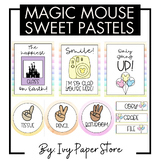 Magic Mouse Sweet Pastels Complete Classroom Decor Theme Bundle