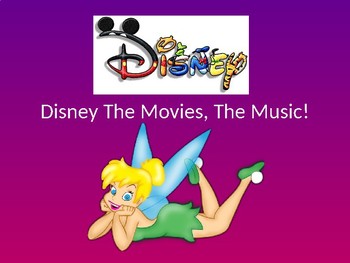 Preview of Disney The Music! Musical Lyric powerpoint