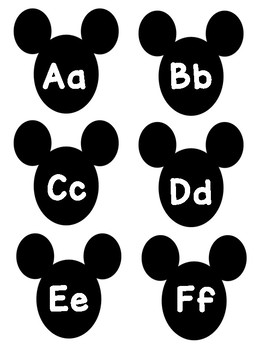 Disney Word Wall Letters by A Latte Fun In First Grade | TpT