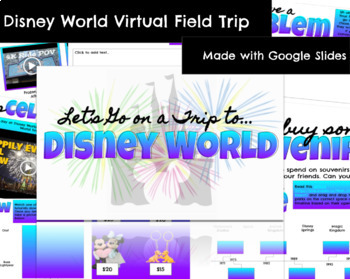 Preview of Disney World Virtual Field Trip | Distance Learning