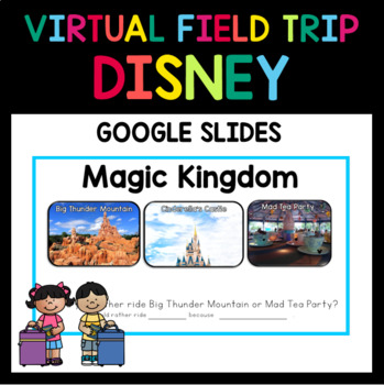Preview of Disney World - Virtual Field Trip - Escape Room - Distance Learning