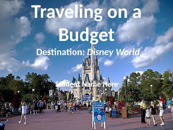 Preview of Disney World on a Budget PPP Template