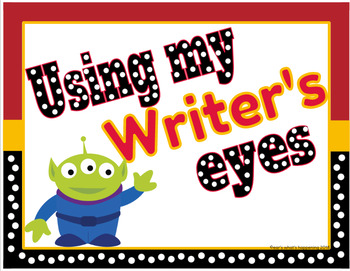 Preview of Disney Writer's Eye and Punctuation Friends Bundle