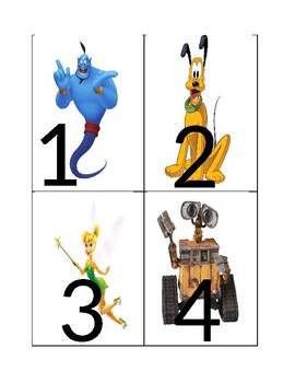 Free Free 329 Disney Character Numbers Svg SVG PNG EPS DXF File