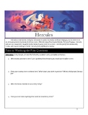 Disney's Hercules Movie Guide + Answer Key