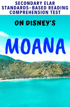Preview of Disney’s Moana (2016) Movie Guide/Analysis Multiple-Choice Test