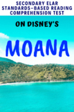 Disney’s Moana (2016) Movie Guide/Analysis Multiple-Choice Test