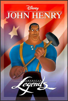 Preview of Disney's "The Legend of John Henry" interactive movie questions and answer key