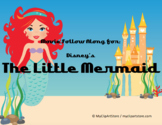 Disney's The Little Mermaid Movie follow along sheet & wor