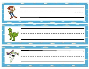 toy story name tags