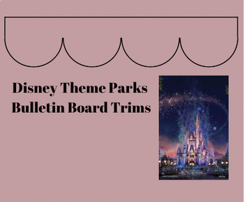 Preview of Disney themed bulletin board trim