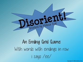 Preview of Disorient! - Ending Grid Game