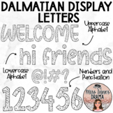 Display Letters - Dalmatian/Spotty Print