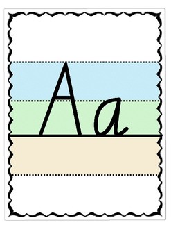 display alphabet in victorian cursive by teaching resilience au tpt