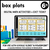 Displaying Data and Analyzing Box Plots Digital Math Activ