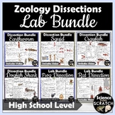 Zoology Dissection Bundle - Earthworm, Squid, Crayfish, Sh