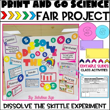 Preview of Dissolve the Skittle Science Fair Project