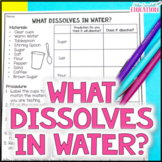 Dissolving and Solubility - What Dissolves in Water Experiments
