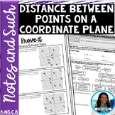 Distance Between Two Points Guided Notes Homework Warm Ups
