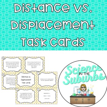 Preview of Distance & Displacement Task Cards