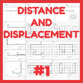 Distance & Displacement - Motion Worksheet #1