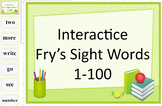 Distance Education Interactive Sight Word Lessons Fry's 1-100