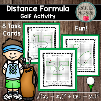 distance formula geometry performance task