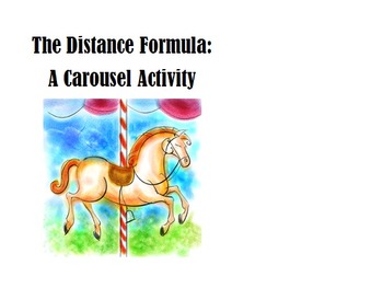 Preview of Distance Formula Carousel Activity