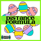 Distance Formula Easter Egg Self-Checking Wreath (Spring)