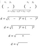 Distance Formula Graphic Organizer