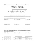 Distance Formula Guided Notes