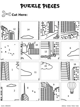 Distance Formula Picture Puzzle by ChiliMath | Teachers Pay Teachers