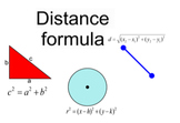 Distance Formula for Power Point 2 lessons and 4 Assignments