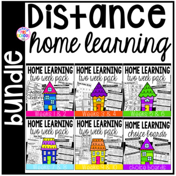 Preview of Distance Home Learning Bundle - Preschool, Pre-K, and Kindergarten