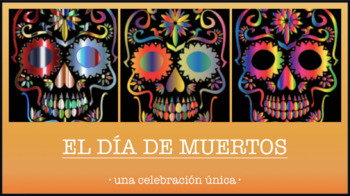 Preview of Distance+In-Person Learning: Día de Muertos/Day of the Dead Webquest&Project PPT