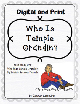 Preview of Comprehension Questions/Literacy Activities: Who Is Temple Grandin? No Prep