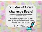 STEAM at Home, Science, Technology, Engineering, Art and M
