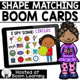 Distance Learning- 2D Shape Matching Boom Cards Deck for P
