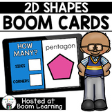 Distance Learning- 2D Shapes Boom Cards Deck (sides and corners)