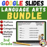 Google Interactive Classroom 3rd ELAR BUNDLE Digital Vocab