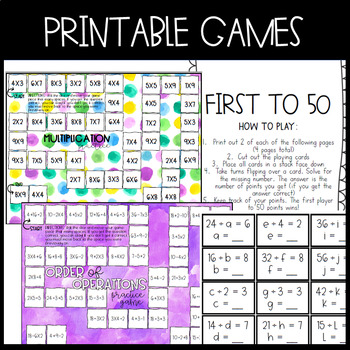 3rd grade 75 pages of printable math worksheets games and activities