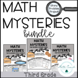 Third Grade Math Story Problem Project BUNDLE | Math Myste