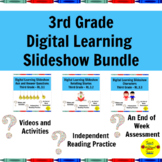 Distance Learning 3rd Grade Reading Standards-Based Slides